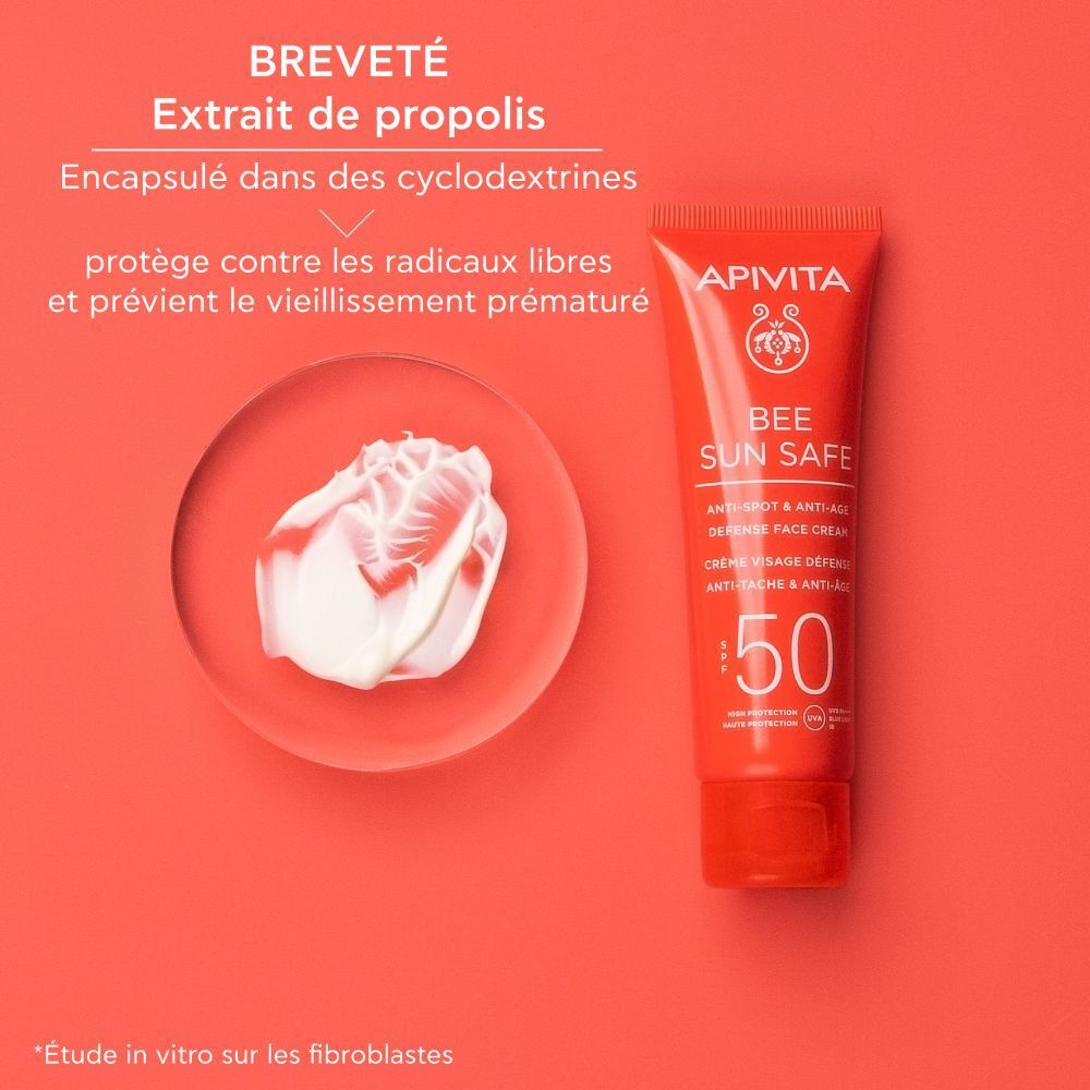 Apivita Bee Sun Safe SPF50 Anti-Pigmentation & Anti-Aging Face Cream 50ml (1,69fl oz)