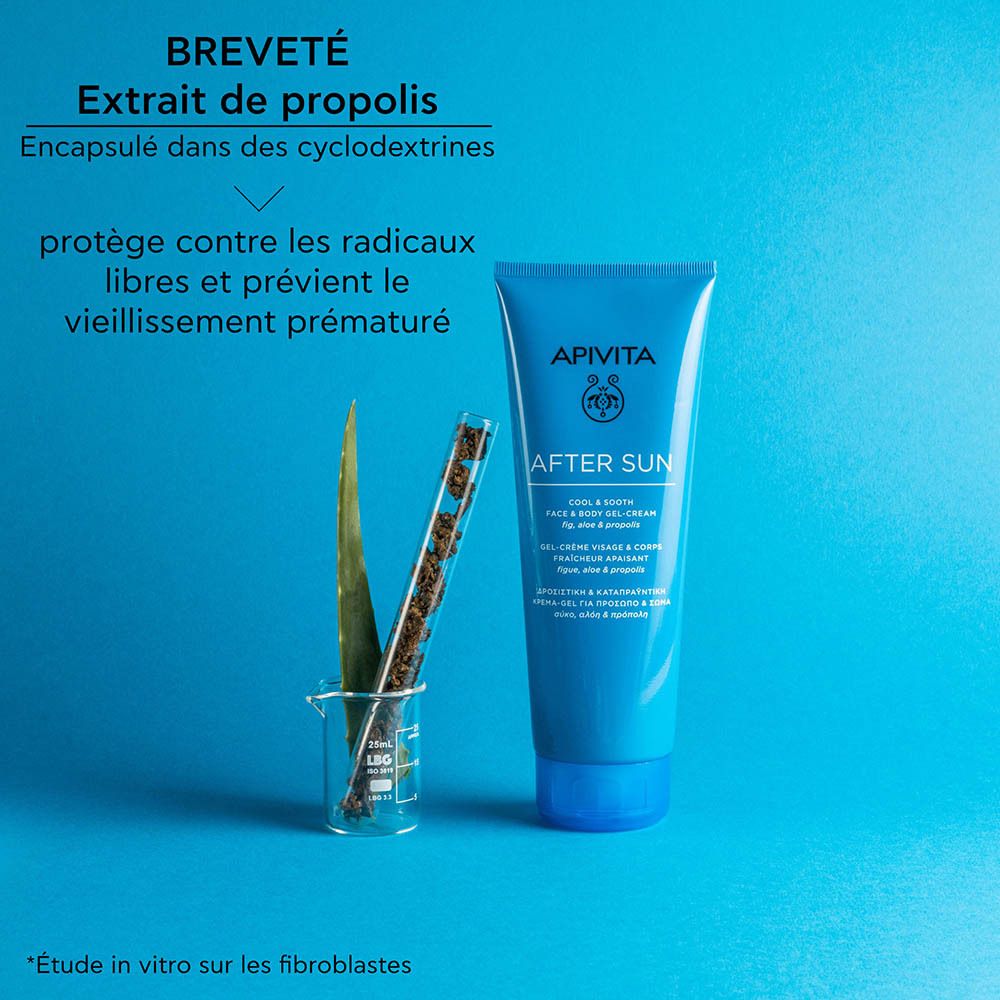 Apivita After Sun Gel-crème rafraîchissant et apaisant visage et corps 200ml