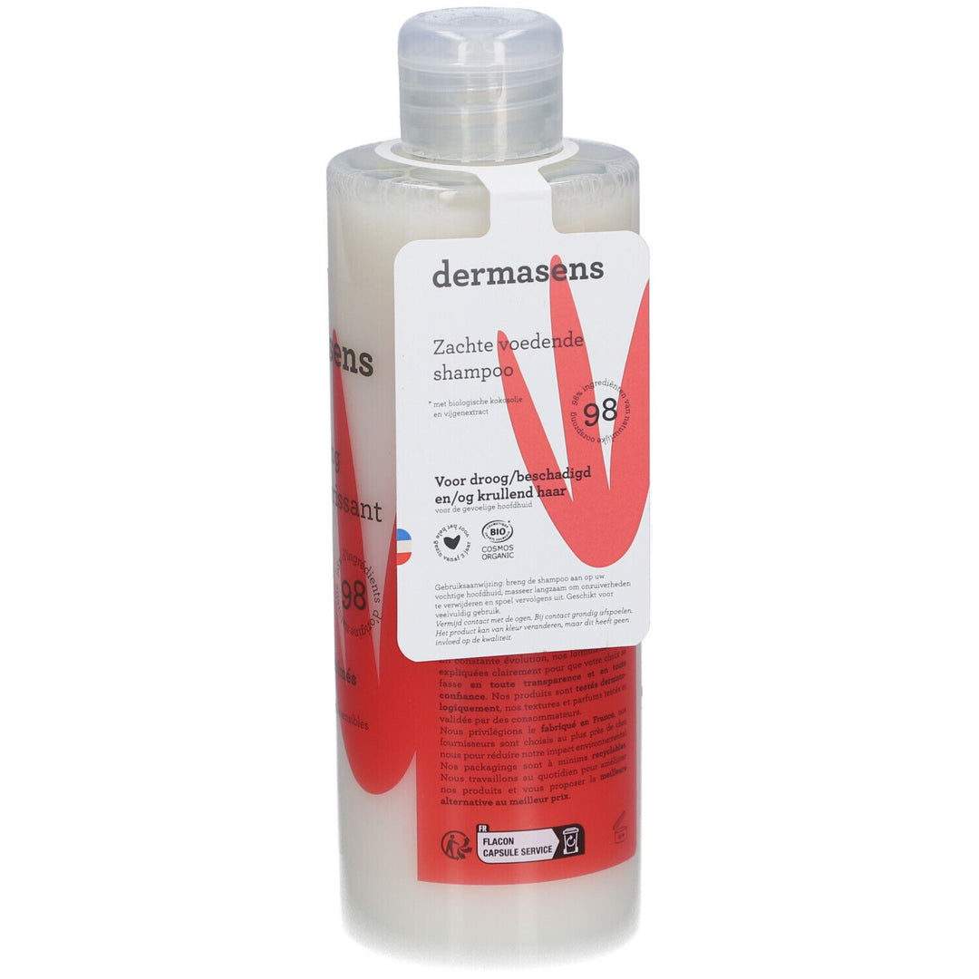 Dermasens Shampooing Extra-Doux Nourrissant Cheveux Secs/Abîmés et Frisés 400ml (13.53fl oz)