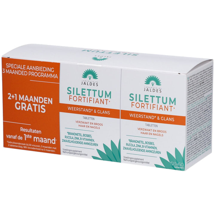 Jaldes Silettum Trattamento Rinforzante offerta speciale: acquista 2, 1 mese in omaggio 180 compresse