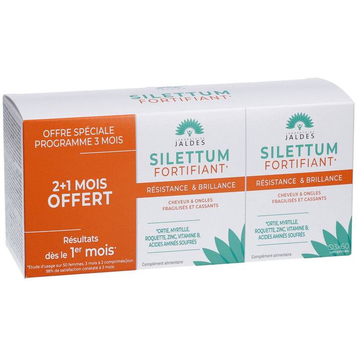 Jaldes Silettum Trattamento Rinforzante offerta speciale: acquista 2, 1 mese in omaggio 180 compresse