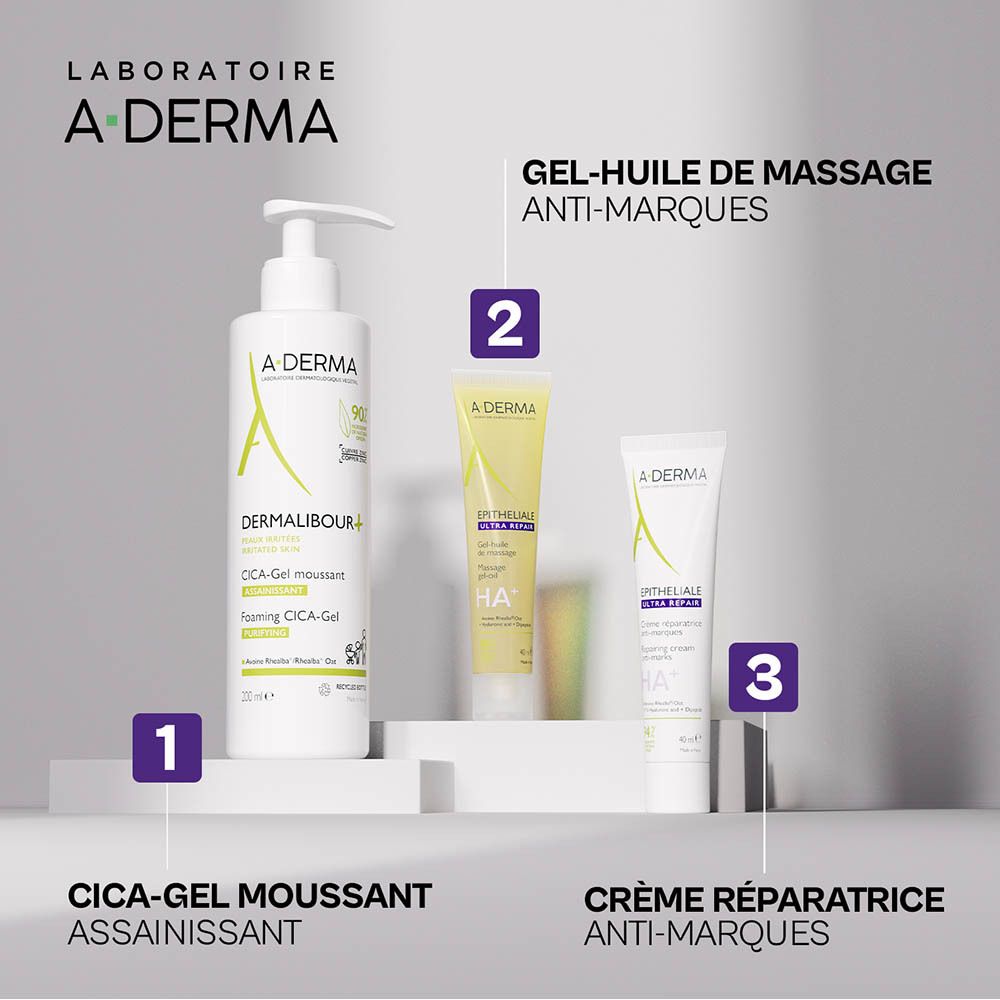 A-Derma Epitheliale A.H. Massage Gel-Oil 100ml (3.38fl oz)