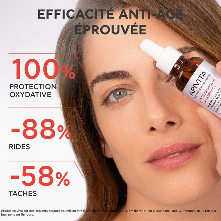 Apivita Bee Tech Concentrates C15 Propolis Correct Anti-Wrinkle and Radiance Serum 30ml (1.01 fl oz)