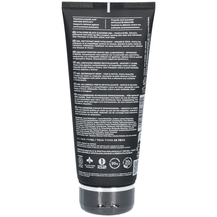Apivita Black Detox Gel de Limpeza para Rosto e Olhos 150ml