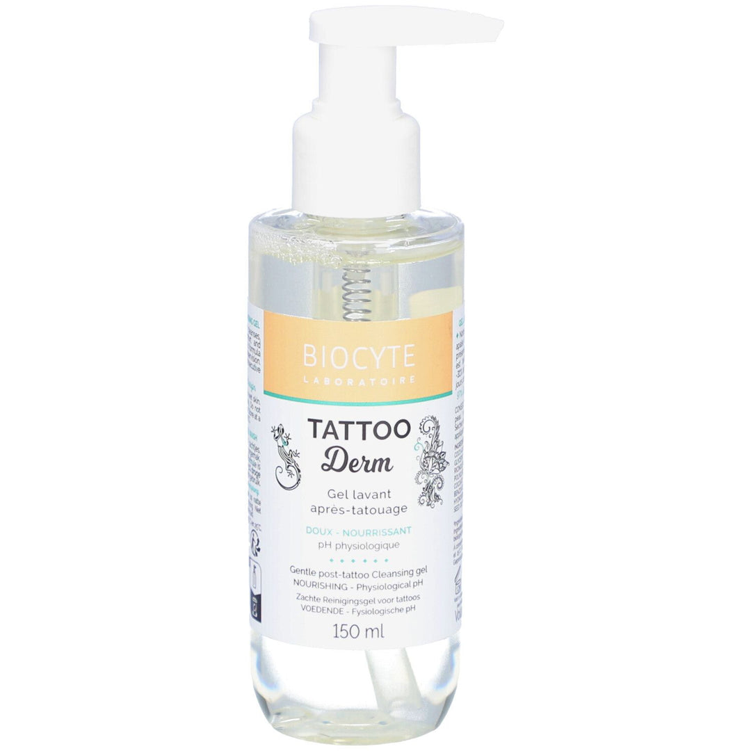 Biocyte Tattoo Derm Gentle pH physiological after-tattoo cleansing Gel 150ml (5.07fl oz)