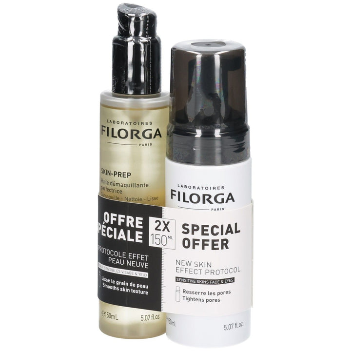 Filorga Skin-Prep Cleansing Oil + Cleansing Foam Duo 2x150