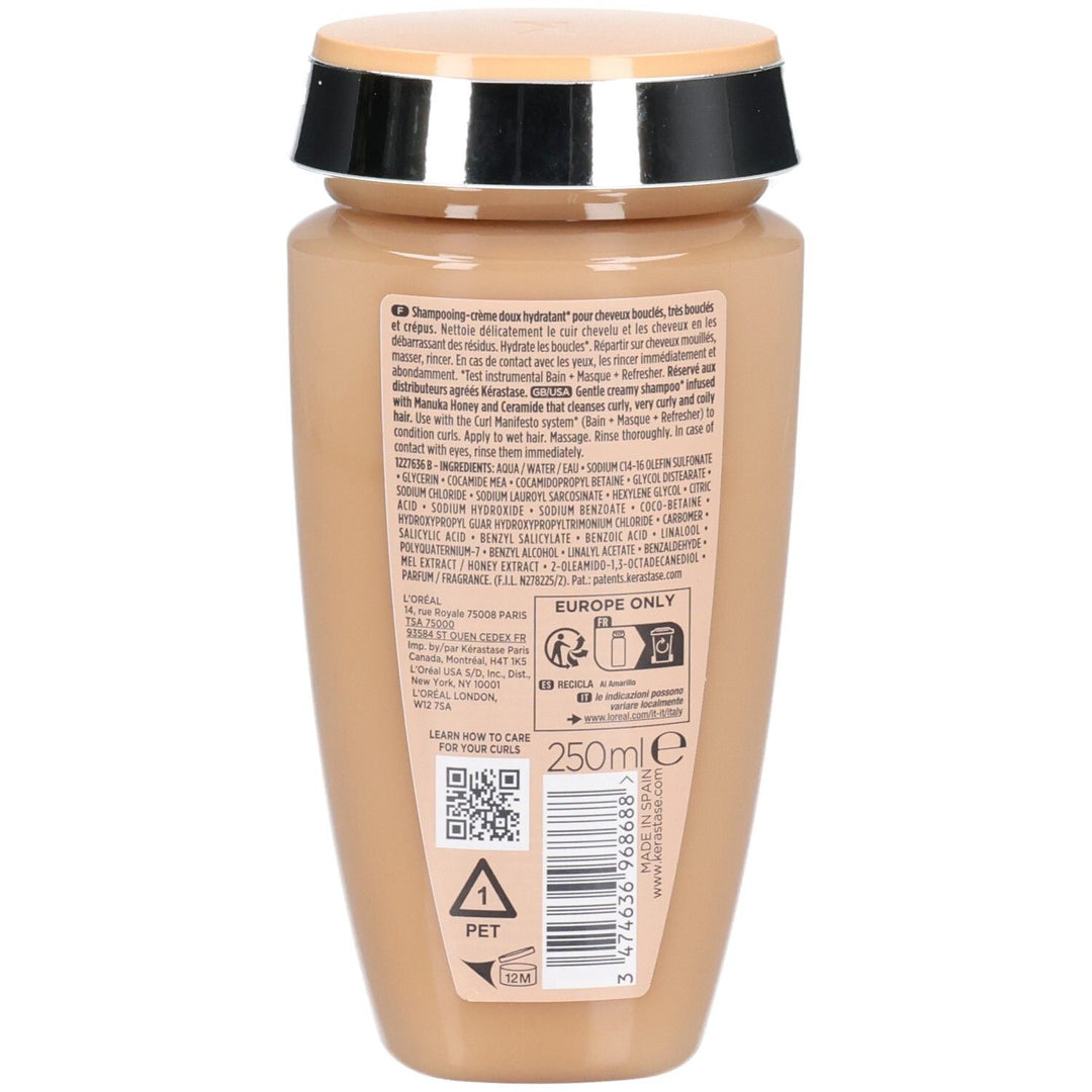 Kérastase Curl Manifesto Milde Hydraterende Shampoo 250ml