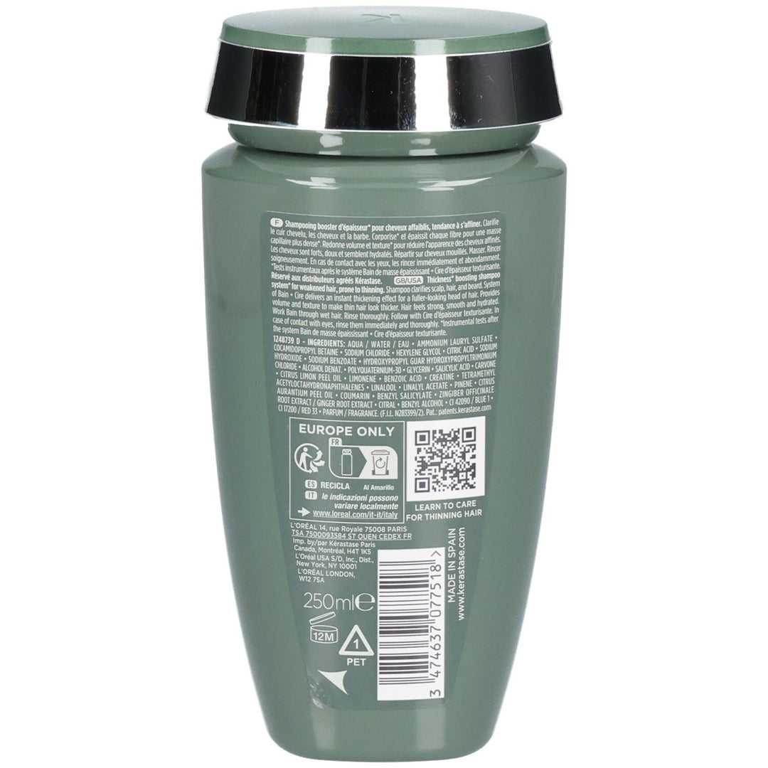 Kérastase Genesis Homme Bain de Masse Épaississant 250ml
