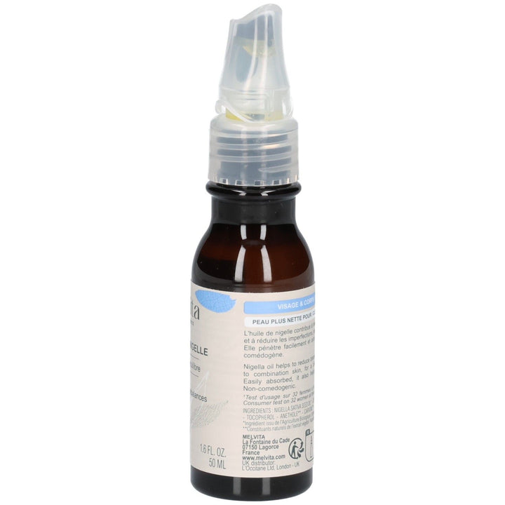Melvita Huile De Nigelle Purifiante Bio 50ml (1.69 fl oz)