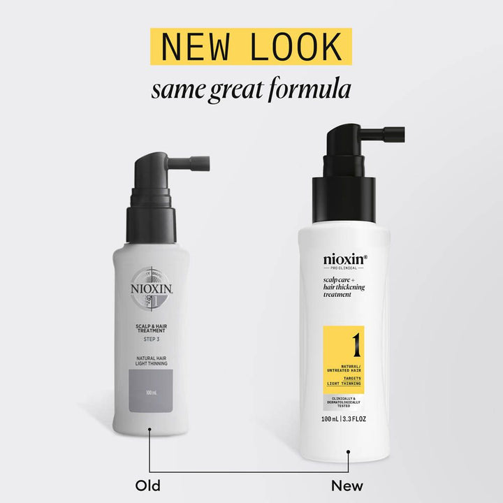 Nioxin System 1 Après-shampooing sans rinçage pour cheveux naturels et chute de cheveux modérée 100ml