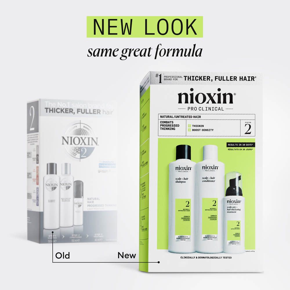 Nioxin System 2 Kit Densifying Treatment for Natural and Very Thinning Hair 340ml (11.5fl oz)