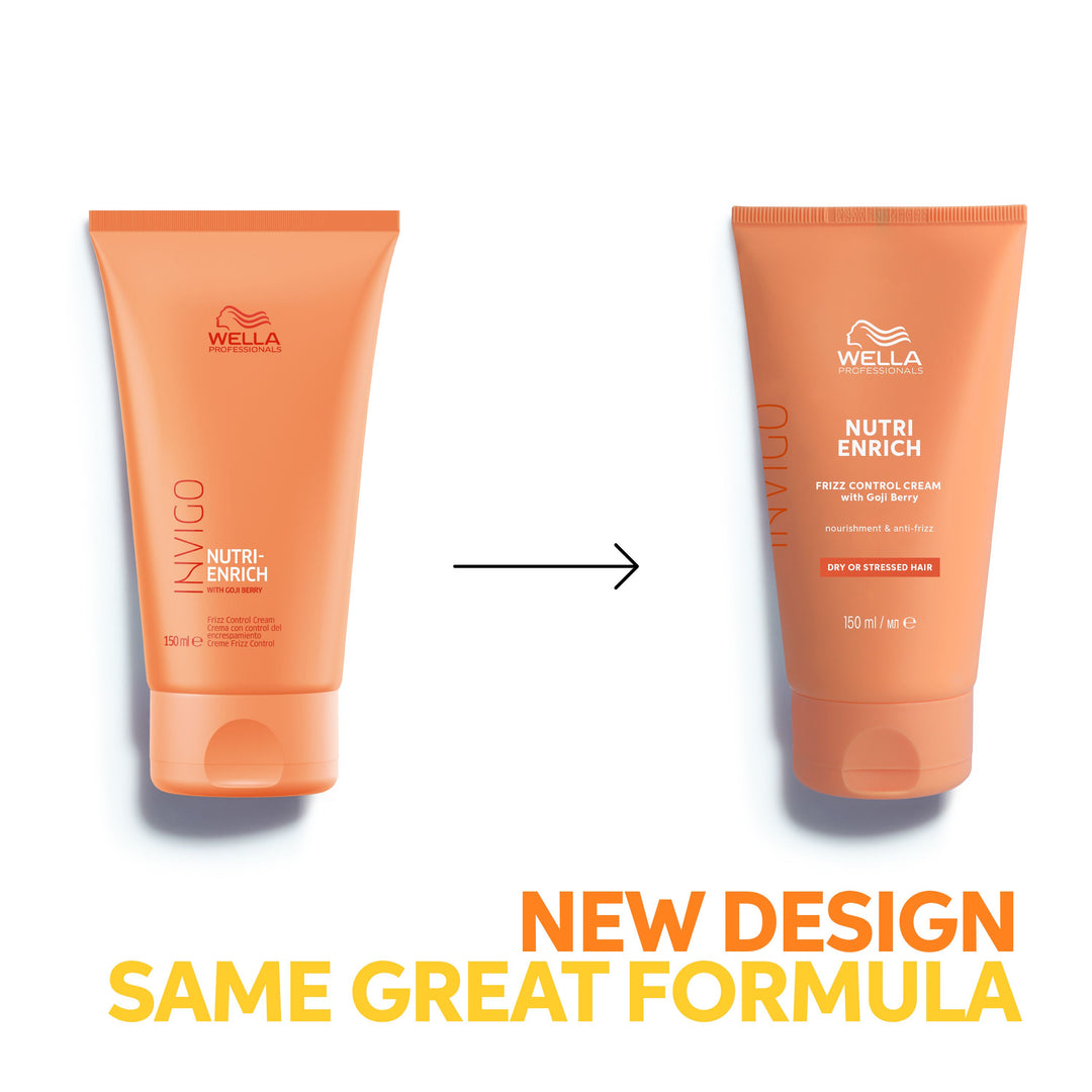 Wella Professionals Invigo Nutri-Enrich Crème lissante anti-frisottis pour cheveux secs 150ml