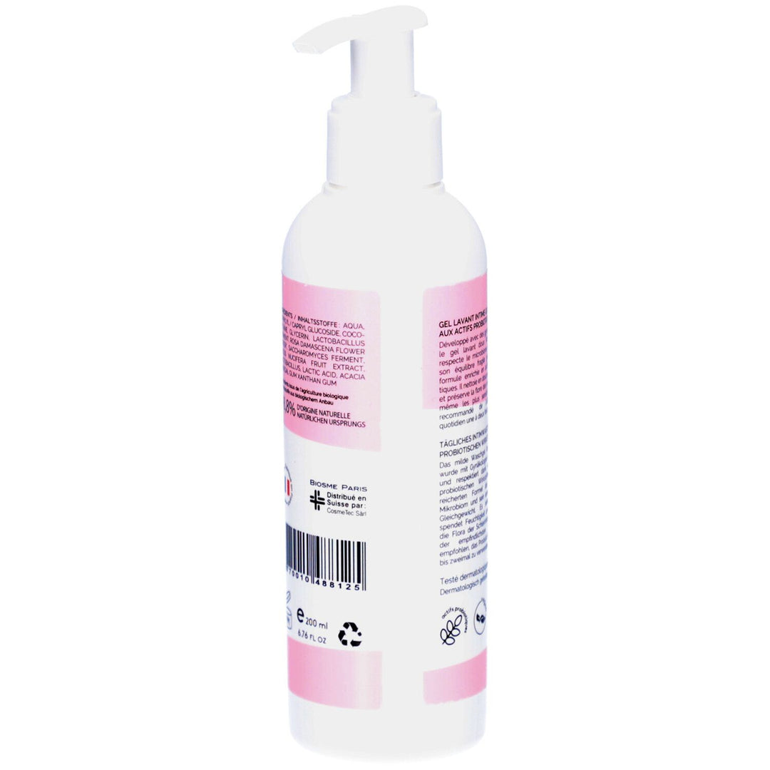 Biosme Intimate shower gel gentle daily use Rose intime 200ml (6.76fl oz)
