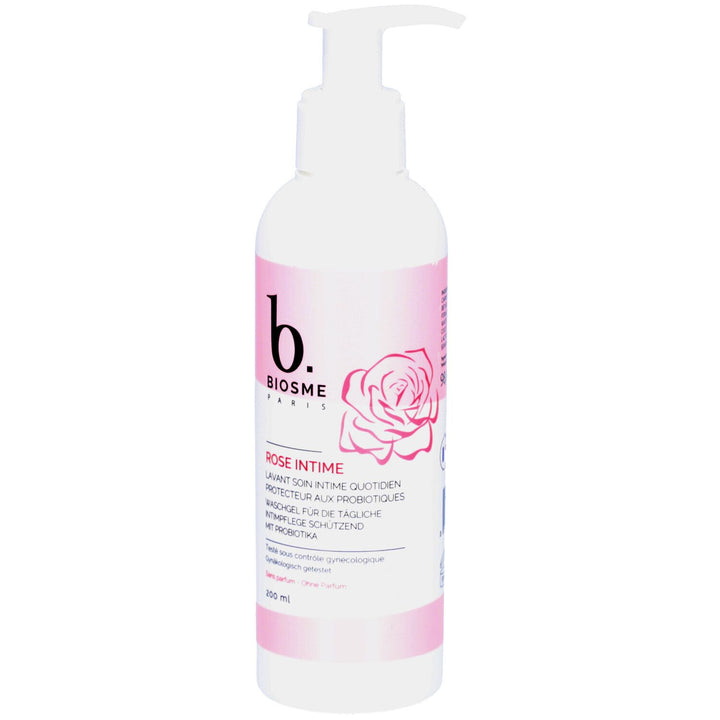 Biosme Intimate shower gel gentle daily use Rose intime 200ml (6.76fl oz)