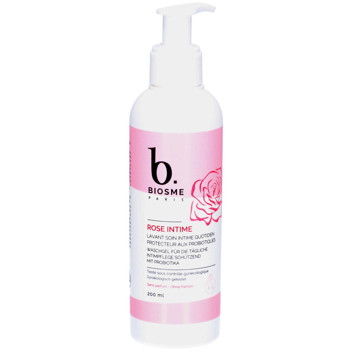Biosme Intimate shower gel gentle daily use Rose intime 200ml (6.76fl oz)