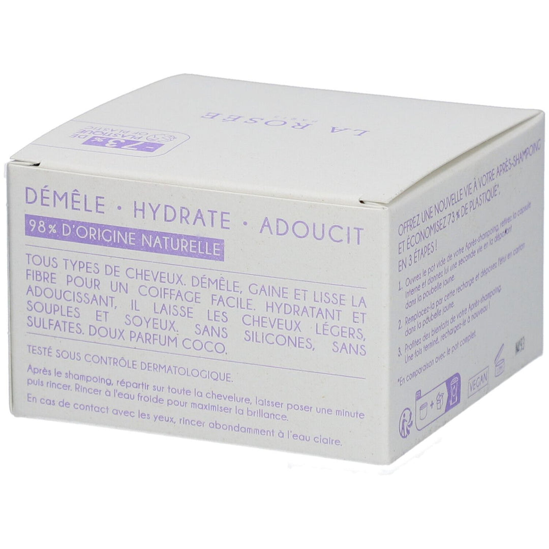 La Rosée Condicionador Capilar Hidratante Desembaraçante Refil com Queratina Vegetal e Leite de Amêndoas 200g