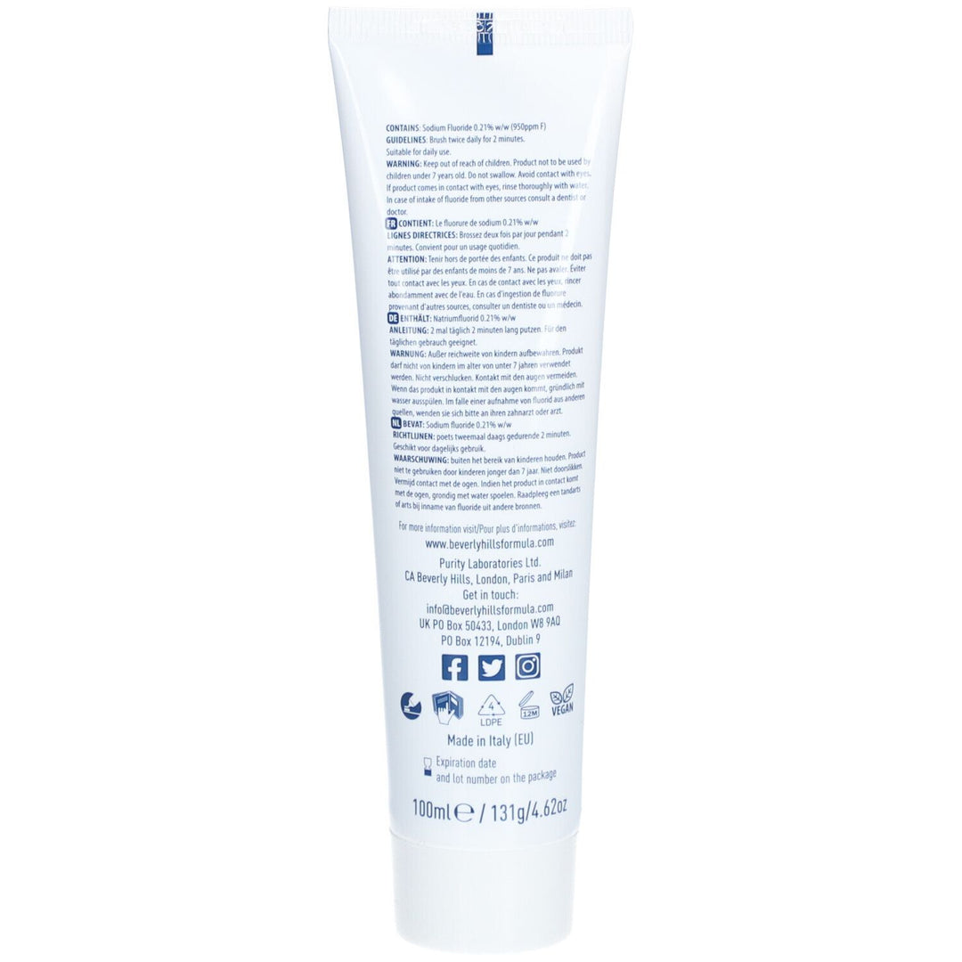 Beverly Hills Formula Perfect White Toothpaste Black 100ml (3.38fl oz)