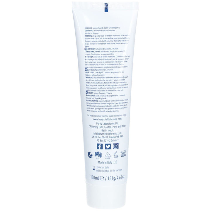 Beverly Hills Formula Perfect White Toothpaste Black 100ml (3.38fl oz)