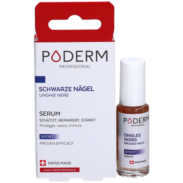 Poderm Fortifying Serum Oil Black, traumatized nails 8ml (0.27fl oz)