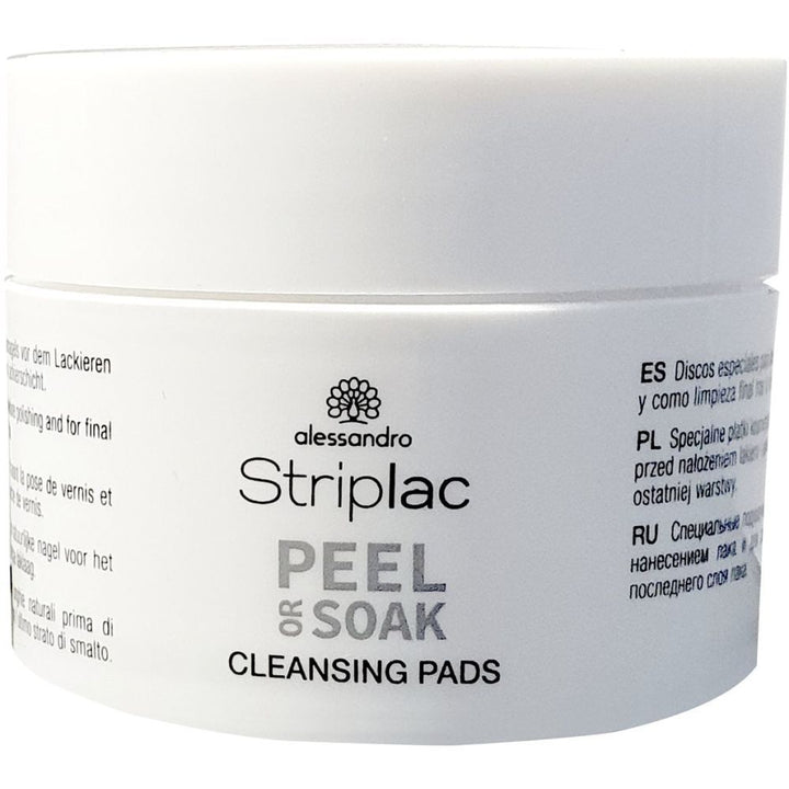 Alessandro Striplac Peel Or Soak discos limpiadores de uñas 50 pieces