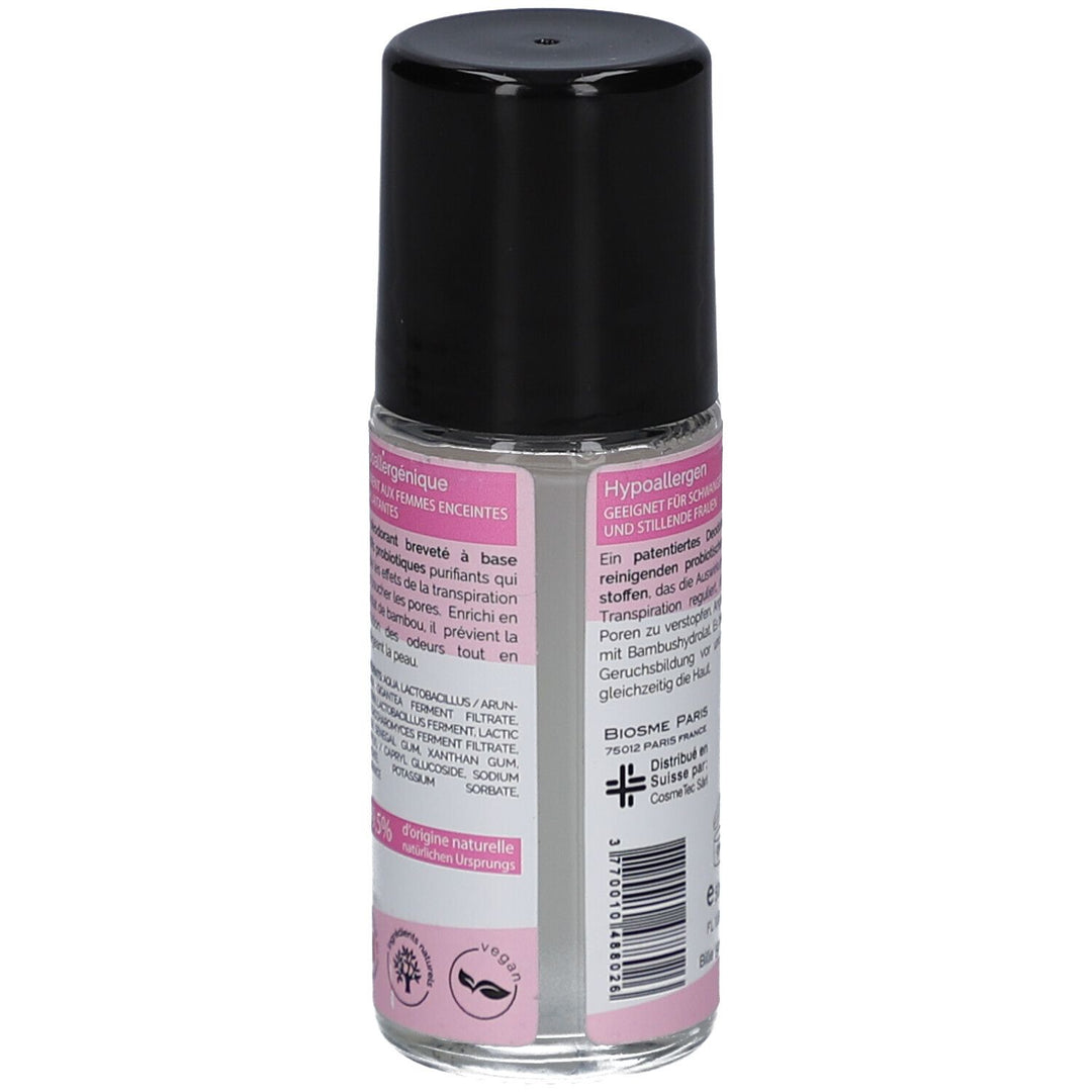Biosme مزيل عرق رول-أون بروبيوتيك قابل لإعادة التعبئة Cotton White 50ml