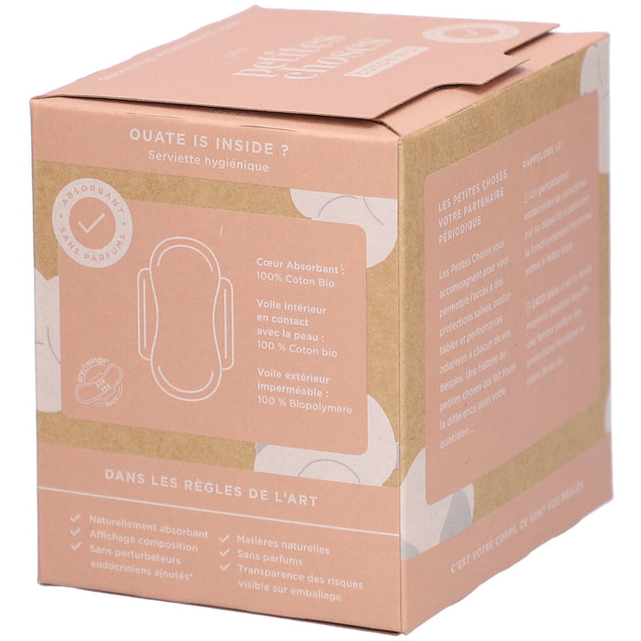 Les Petites Choses Hygiene Day Towels Organic Cotton Box of 10