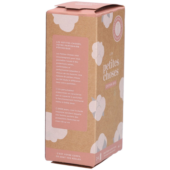 Les Petites Choses Protège-slips Flex en coton biologique, boîte de 24