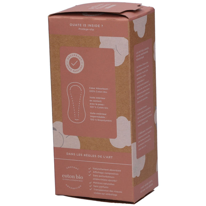 Les Petites Choses Protège-slips Flex en coton biologique, boîte de 24