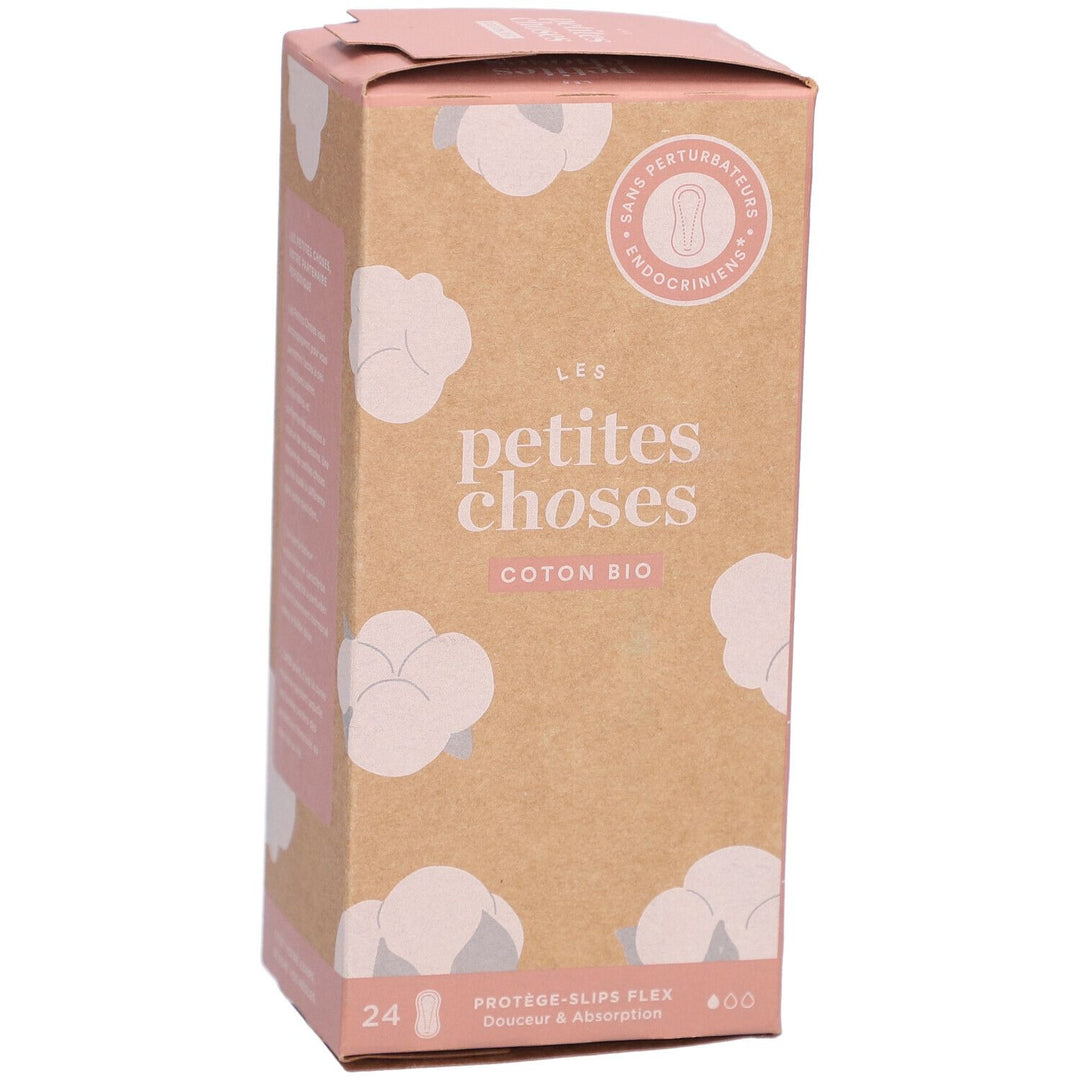 Les Petites Choses Protège-slips Flex en coton biologique, boîte de 24