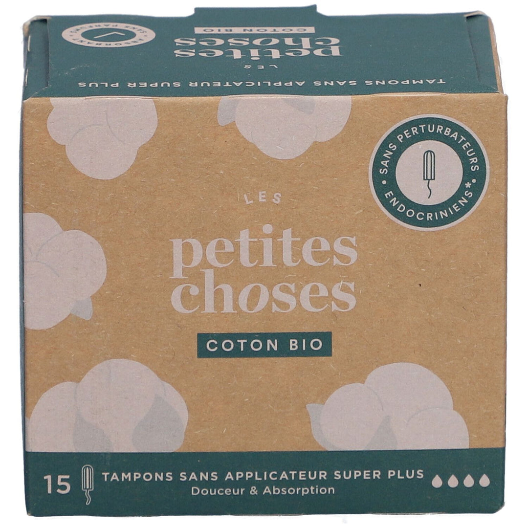 Les Petites Choses Flux Super Plus tampons without applicators Bioes cotton x15