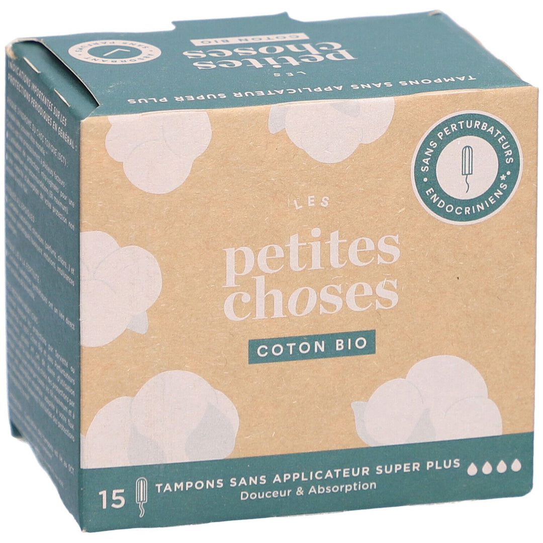 Les Petites Choses Flux Super Plus tampons without applicators Bioes cotton x15