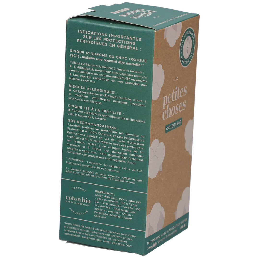 Les Petites Choses Flux Super Tampons With Bioes Cotton Applicators x4