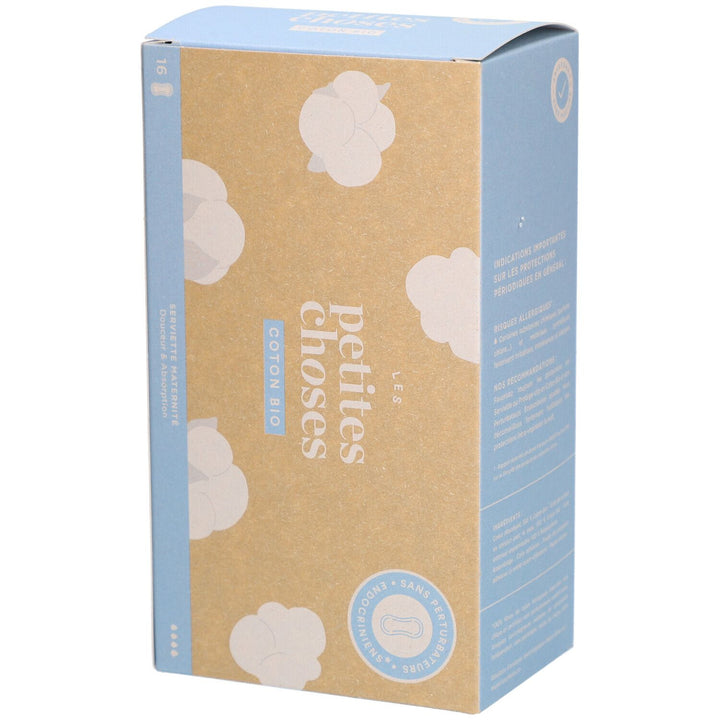 Les Petites Choses Hygiene Maternity Pads - Bioes Cotton x16