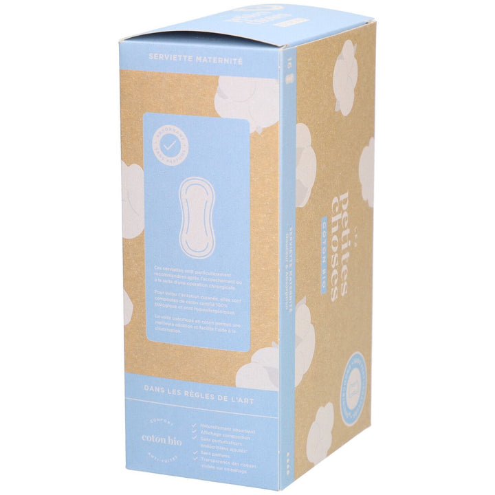 Les Petites Choses Hygiene Maternity Pads - Bioes Cotton x16