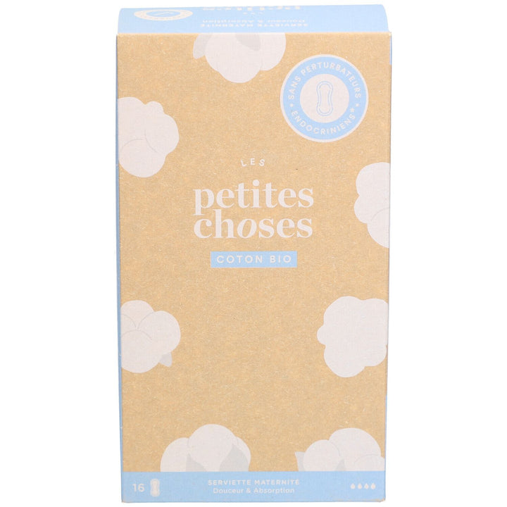 Les Petites Choses Hygiene Maternity Pads - Bioes Cotton x16