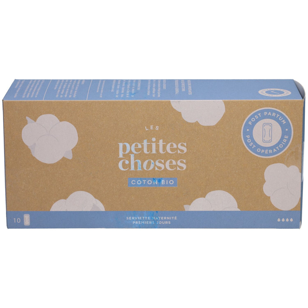 Les Petites Choses Maternity Assorbenti igienici post-parto - Cotone biologico 10 unità