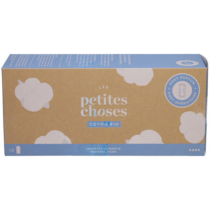 Les Petites Choses Maternity Assorbenti igienici post-parto - Cotone biologico 10 unità