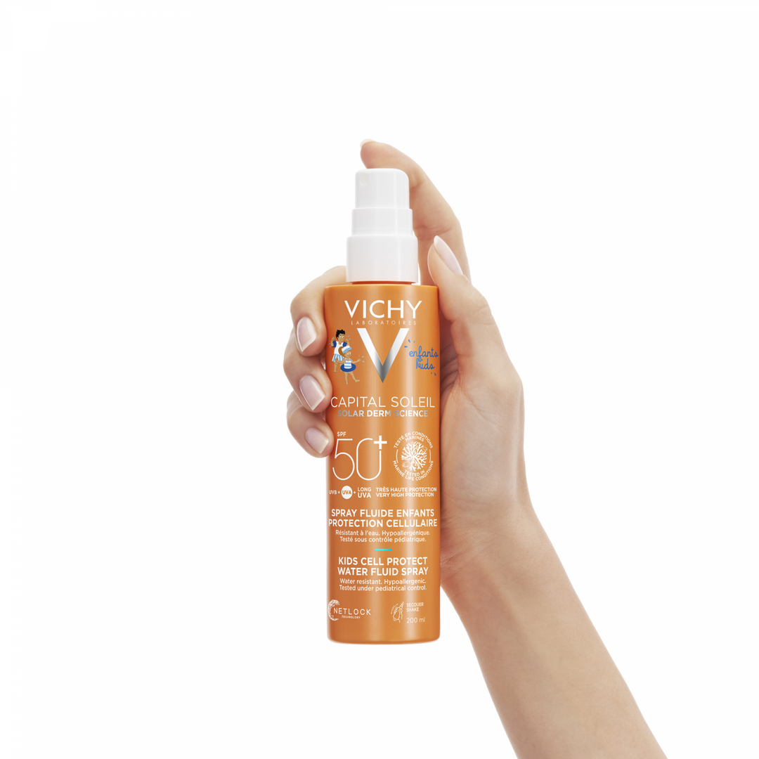 Vichy Capital Soleil Kids Cell Protect Water Fluid Spray SPF50+ 200ml (6.76 fl oz)