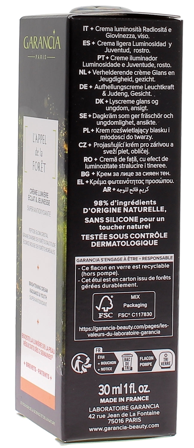 Garancia L'Appel de la Forêt Radiance & Youth Light Cream 30ml (1.01fl oz)