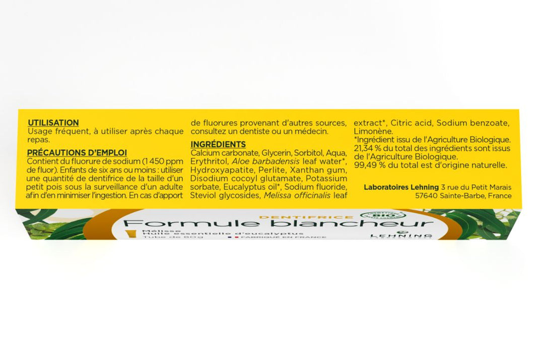Lehning Bio Formule Whitening Toothpaste 80g
