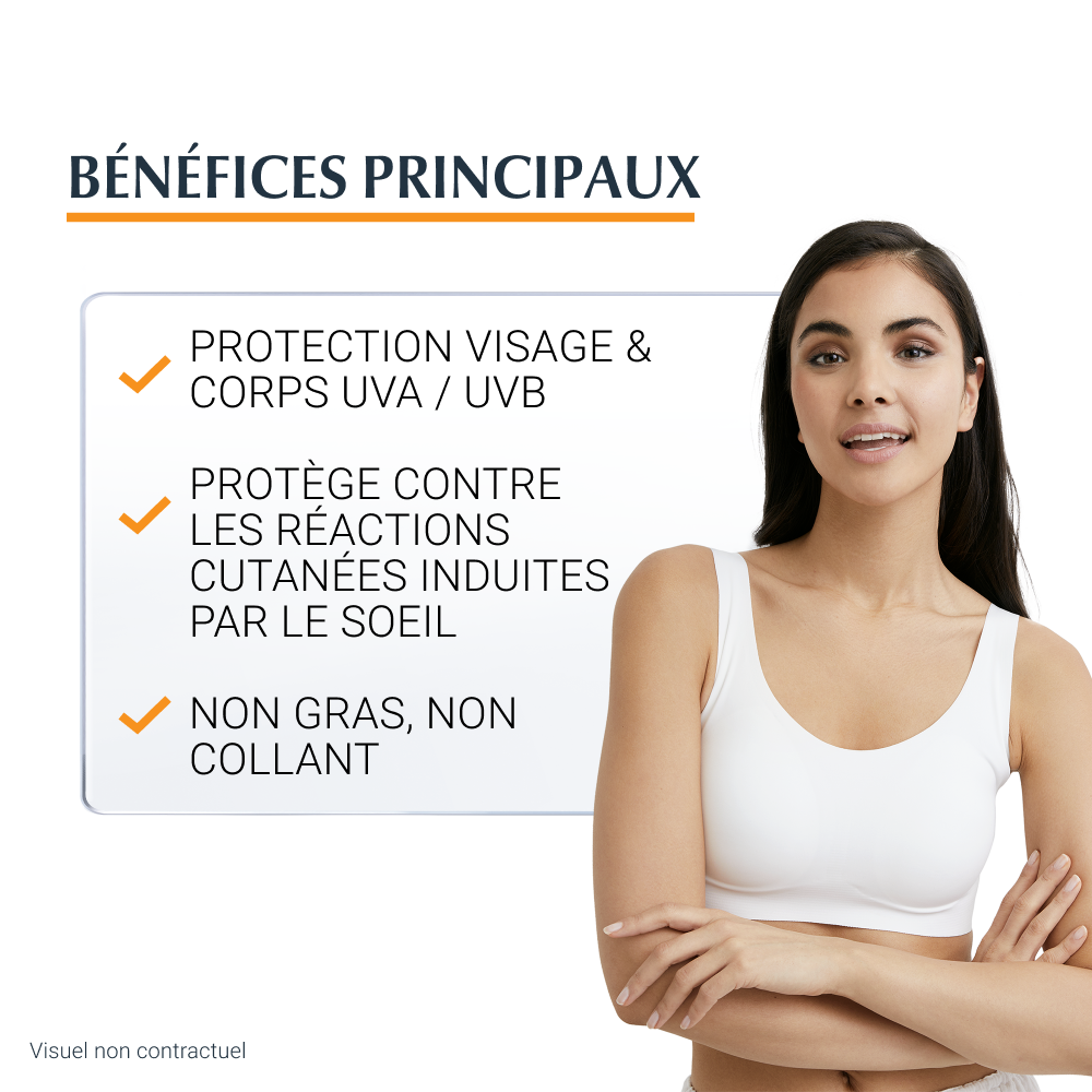 Eucerin Sun Leb Protect Gel-Crema Solar SPF50 Rostro y Cuerpo 150ml