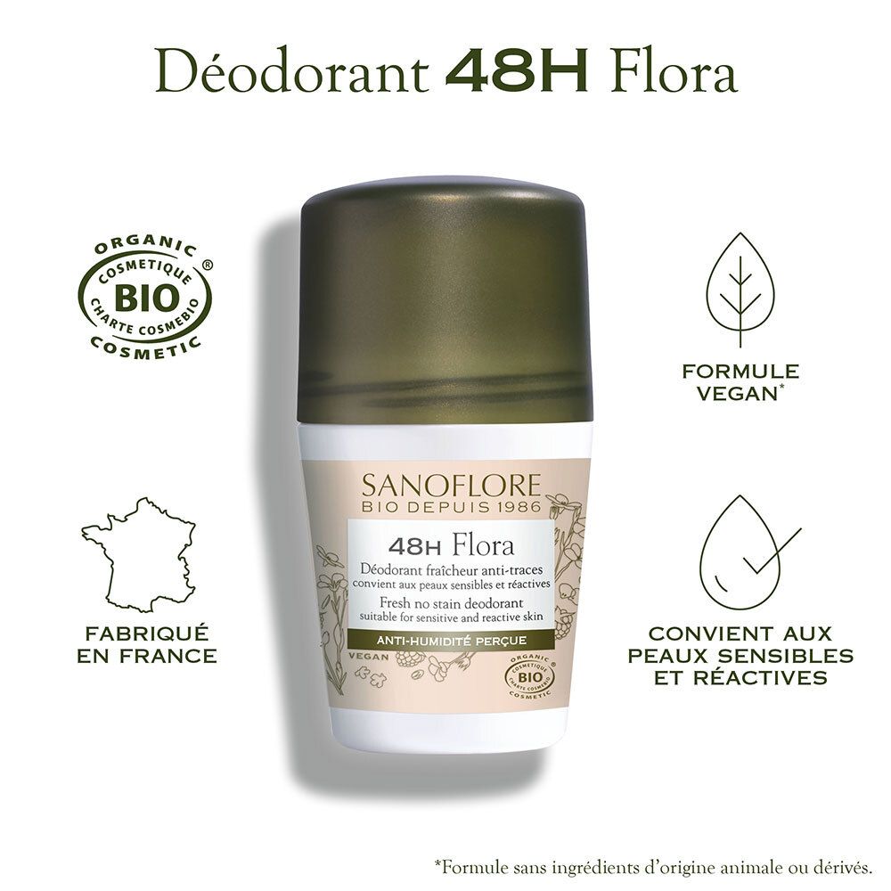Sanoflore Nuage De Fraicheur مزيل عرق 24 ساعة 50ml