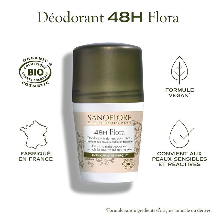Sanoflore Nuage De Fraicheur مزيل عرق 24 ساعة 50ml