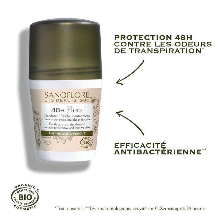 Sanoflore Nuage De Fraicheur مزيل عرق 24 ساعة 50ml
