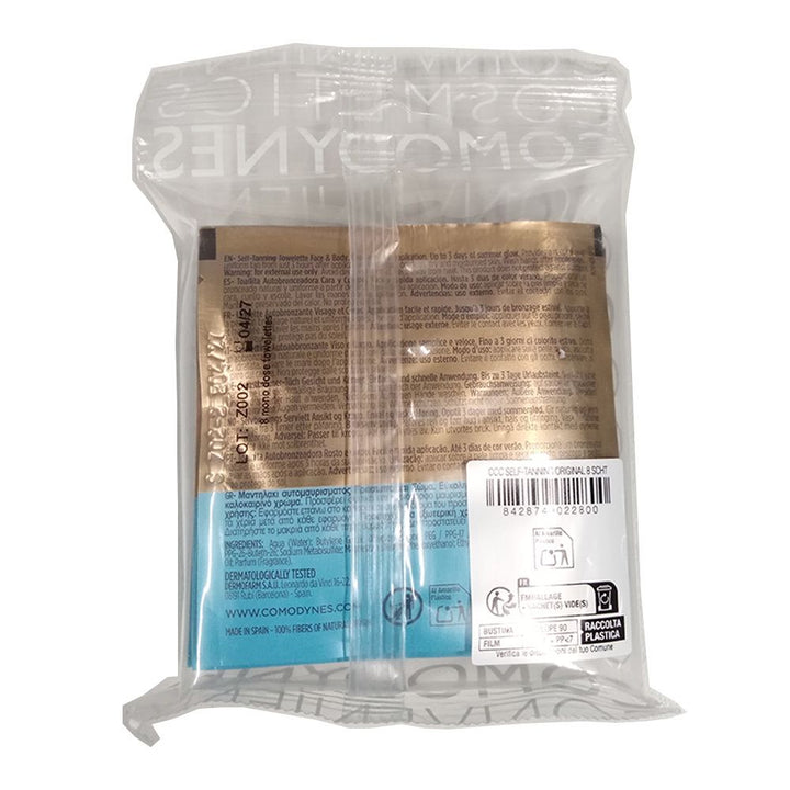 Comodynes The Original Gold مناديل تسمير ذاتي x8