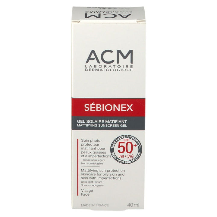 ACM Sébionex SPF 50 Matifying Suncare Gel 40ml (1.35fl oz)