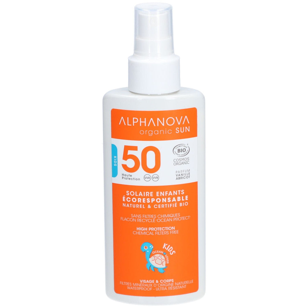 Alphanova Sun Kids Very High Protection Spf50+ Vanilla Apricot perfume 125ml (4.22fl oz)