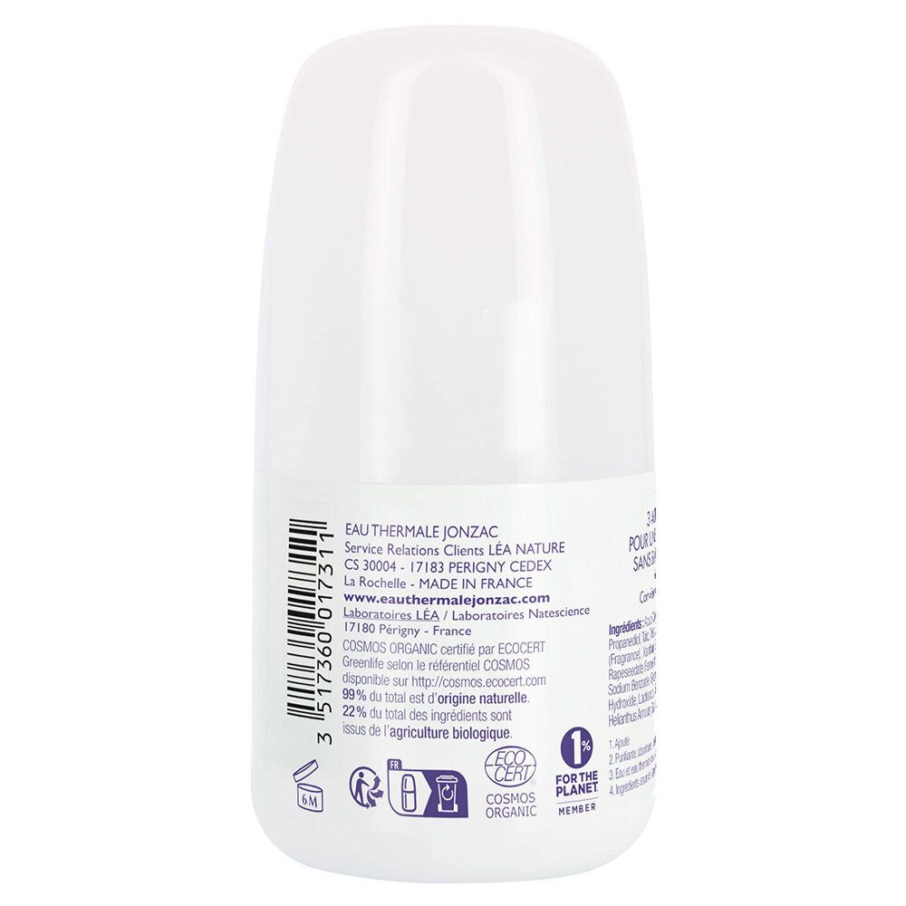 Eau thermale Jonzac Hypoallergenic Deodorant Care  50ml (1.69fl oz)