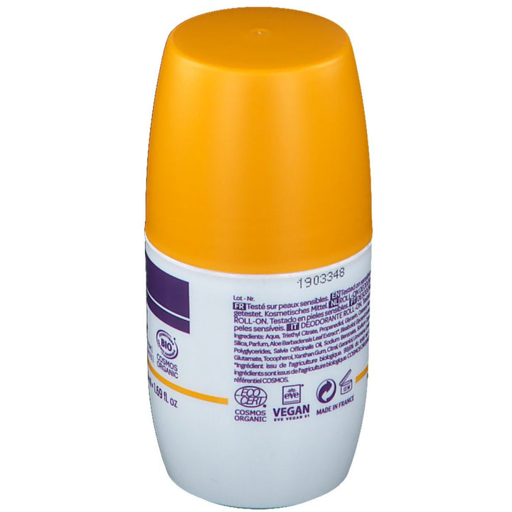 Cattier Deodorante Roll-on al profumo di agrumi, bergamotto e arancia Bio 50ml