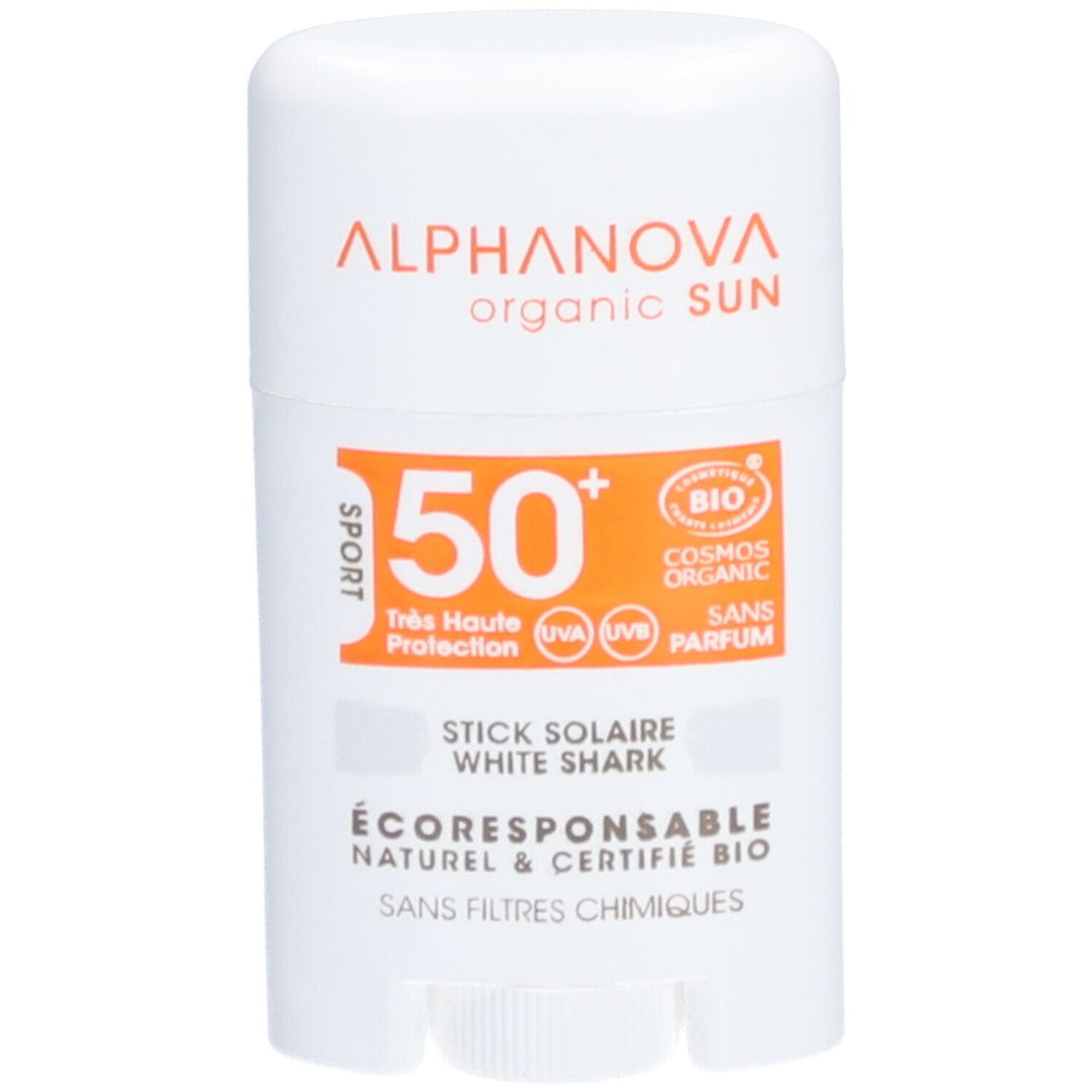 Alphanova Organic White Shark Facial Sunstick SPF50+ 12g (0.42oz)